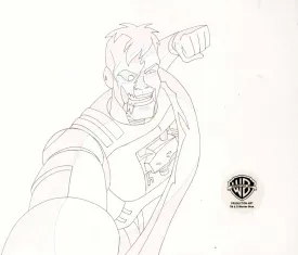 Superman the Animated Series Original Production Drawing: Metallo