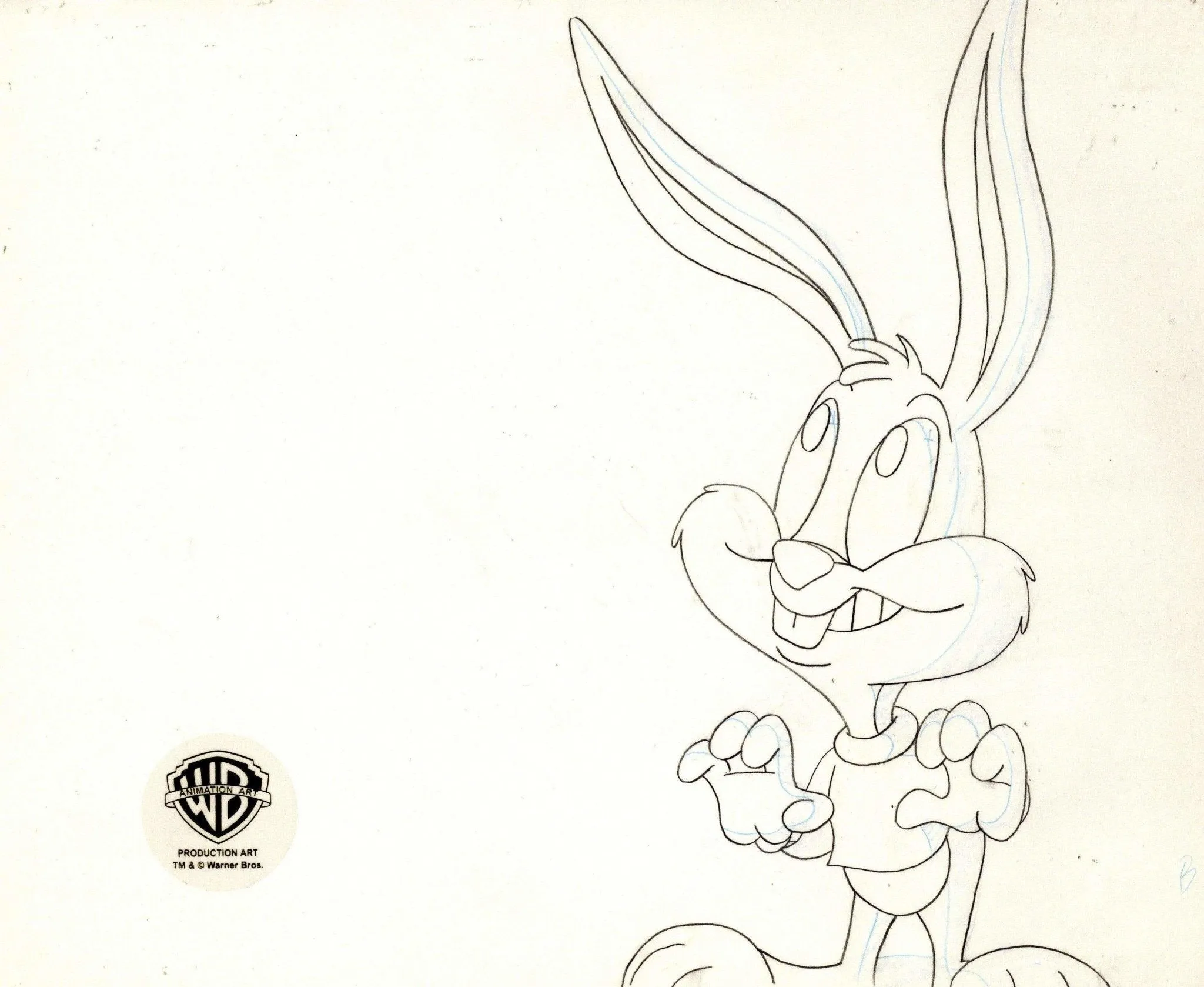 Tiny Toons Original Production Drawing: Buster Bunny
