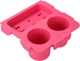 Top Cup Holder Tray Accessory for Bogg Bag X-Large - Fit for Stanley Cup - EVA Material is Water-Resistant and Windproof - Women Phone Holder for Bogg Bag - Divider and Organizer (Pink)