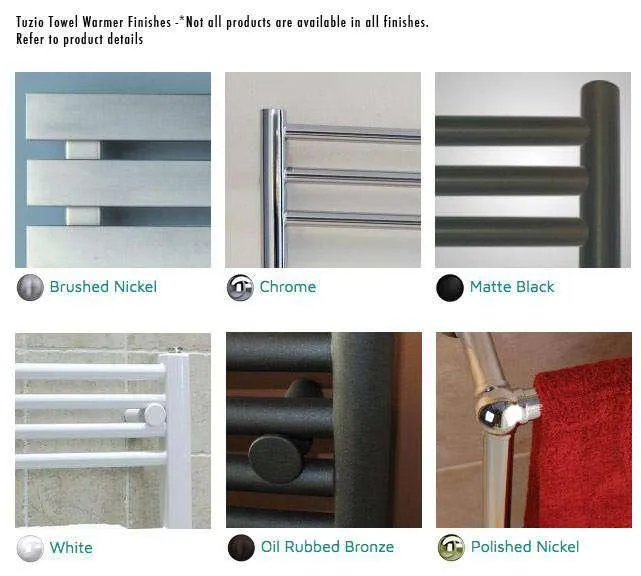 Tuzio Rosendal Hardwired or plug in Towel Warmer - 10.5"w x 59"h
