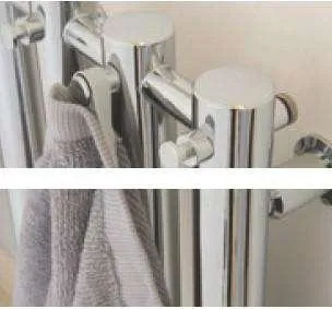Tuzio Rosendal Hardwired or plug in Towel Warmer - 10.5"w x 59"h