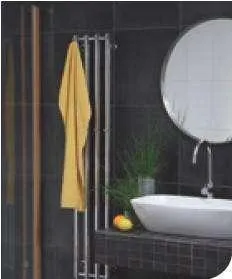 Tuzio Rosendal Hardwired or plug in Towel Warmer - 10.5"w x 59"h