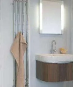 Tuzio Rosendal Hardwired or plug in Towel Warmer - 10.5"w x 59"h