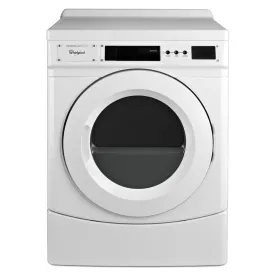 Whirlpool CGD9160GW 27" Commercial Gas Front-Load Dryer, Non-Vend