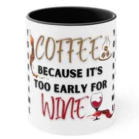 WINE LOVERS PERSONALIZED COFFEE MUG - MUGSCITY - Free Shipping