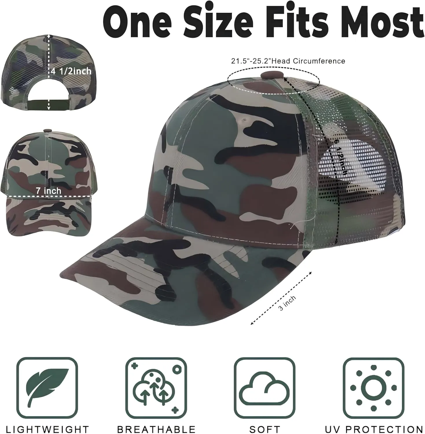 ZH 12 Pack Mesh Trucker Hats, Bulk Baseball Caps for Men and Women, Trucker Cap Wholesale